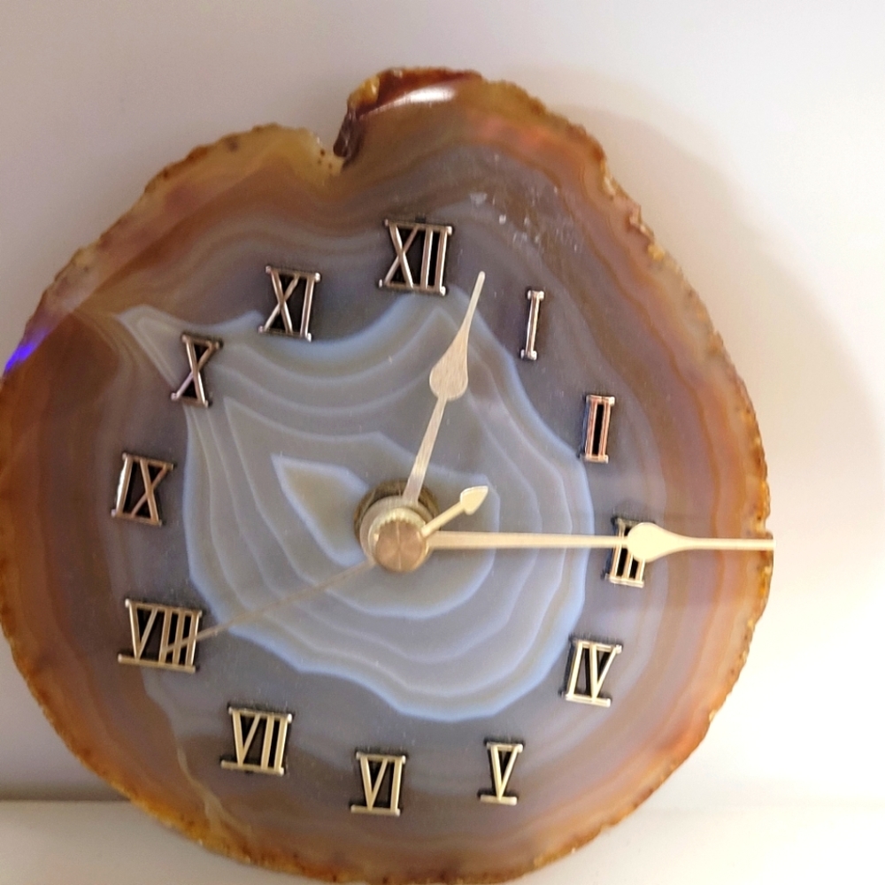 Small Agate Clock